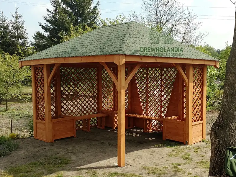 Drewniane altany rod na dzialke