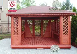 Altanka drewniana kwadratowa