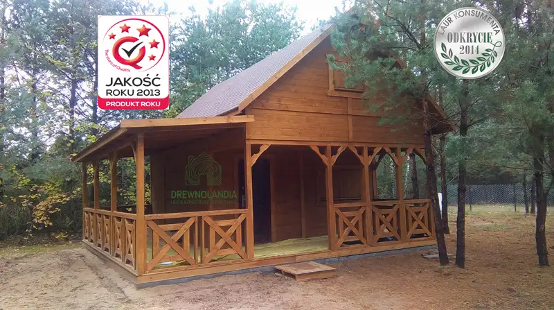 Domek letniskowy z drewna producent drewnolandia 2017