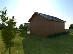 Domek na zgloszenie do 35 m2 drewno