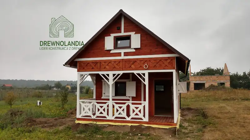 Drewniany domek rekreacyjny całoroczny CRP1 7x5 (35 m²)