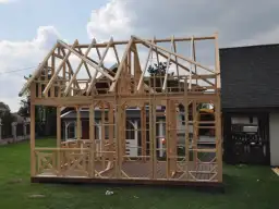 Domek z drewna kanadyjski