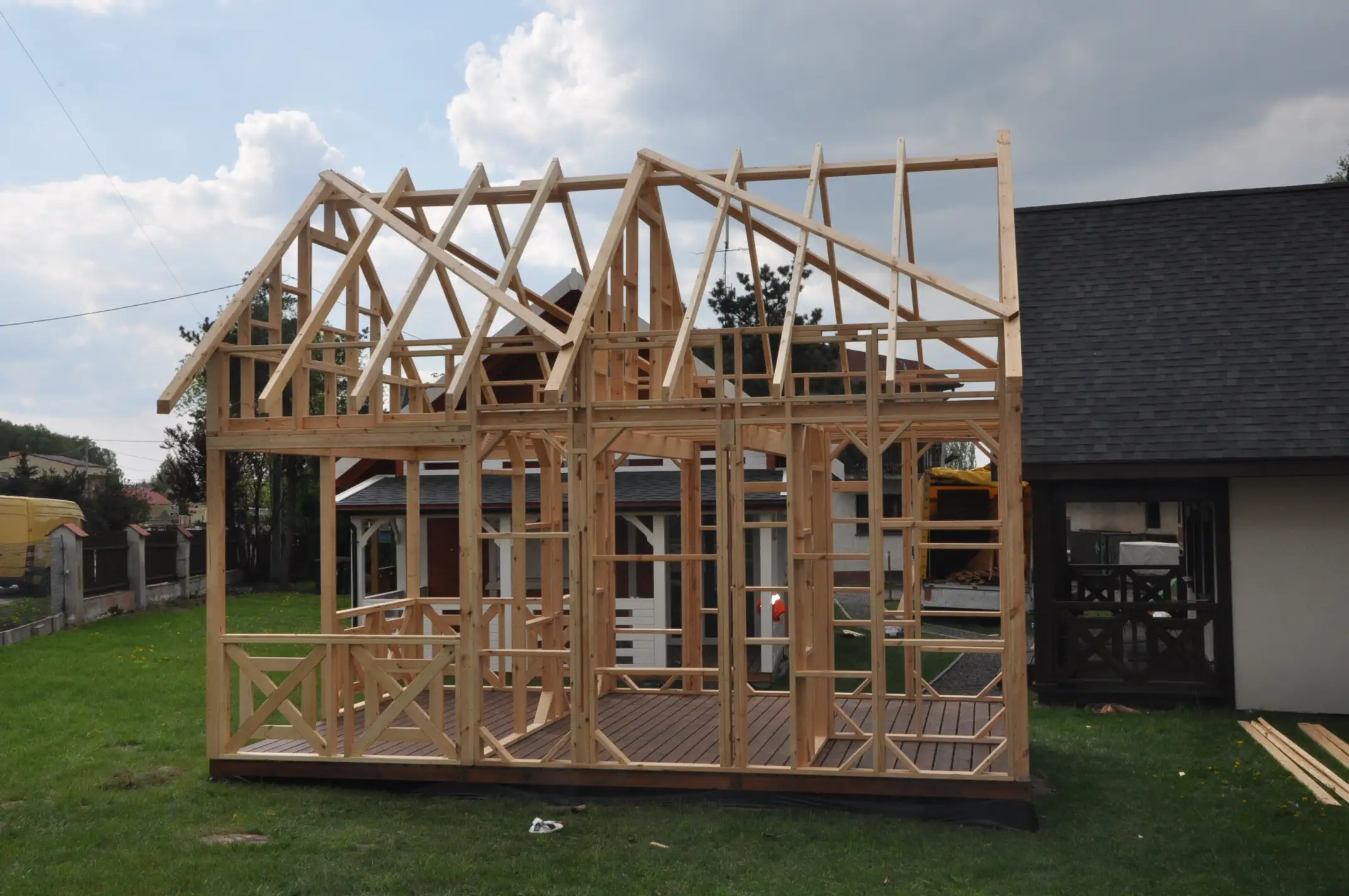 Domek Olaf 6m x 4m - wersja szkieletowa