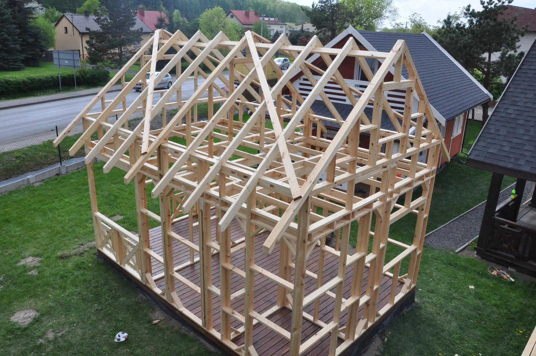 Domek kanadyjski szkielet bez pozwolenia