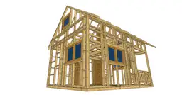 Drewnolandia domek szkieletowy tani