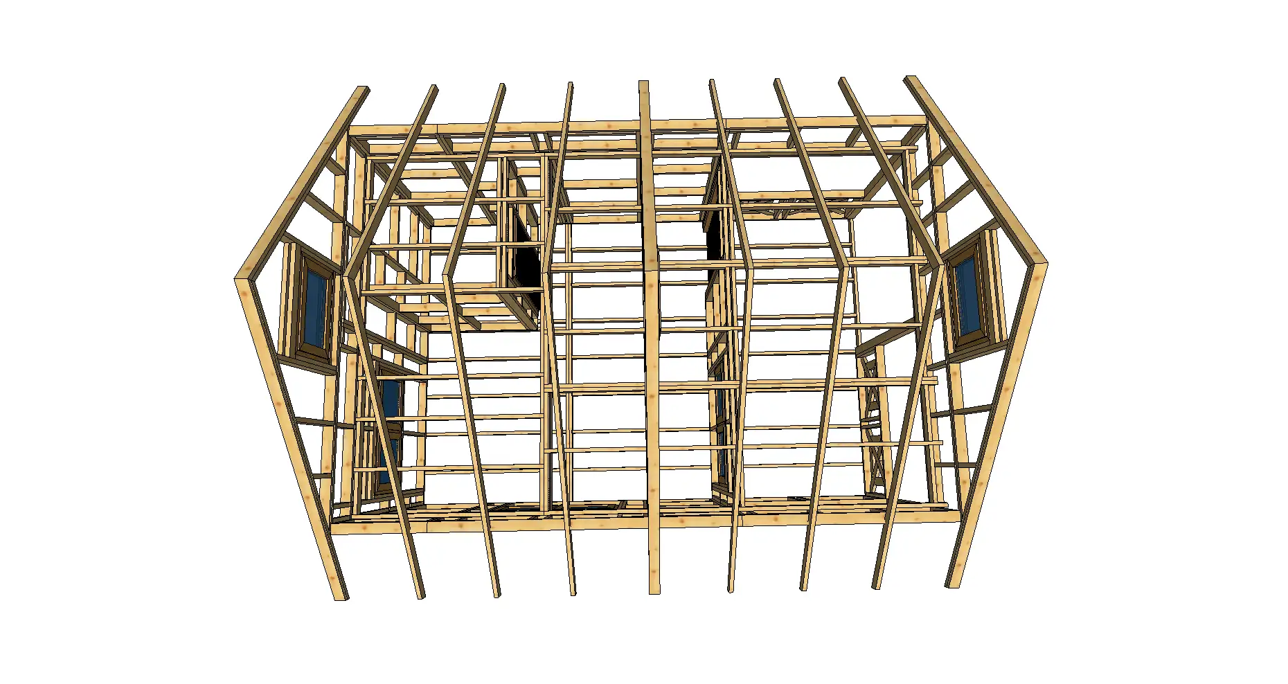 Szkieletowy domek letniskowy