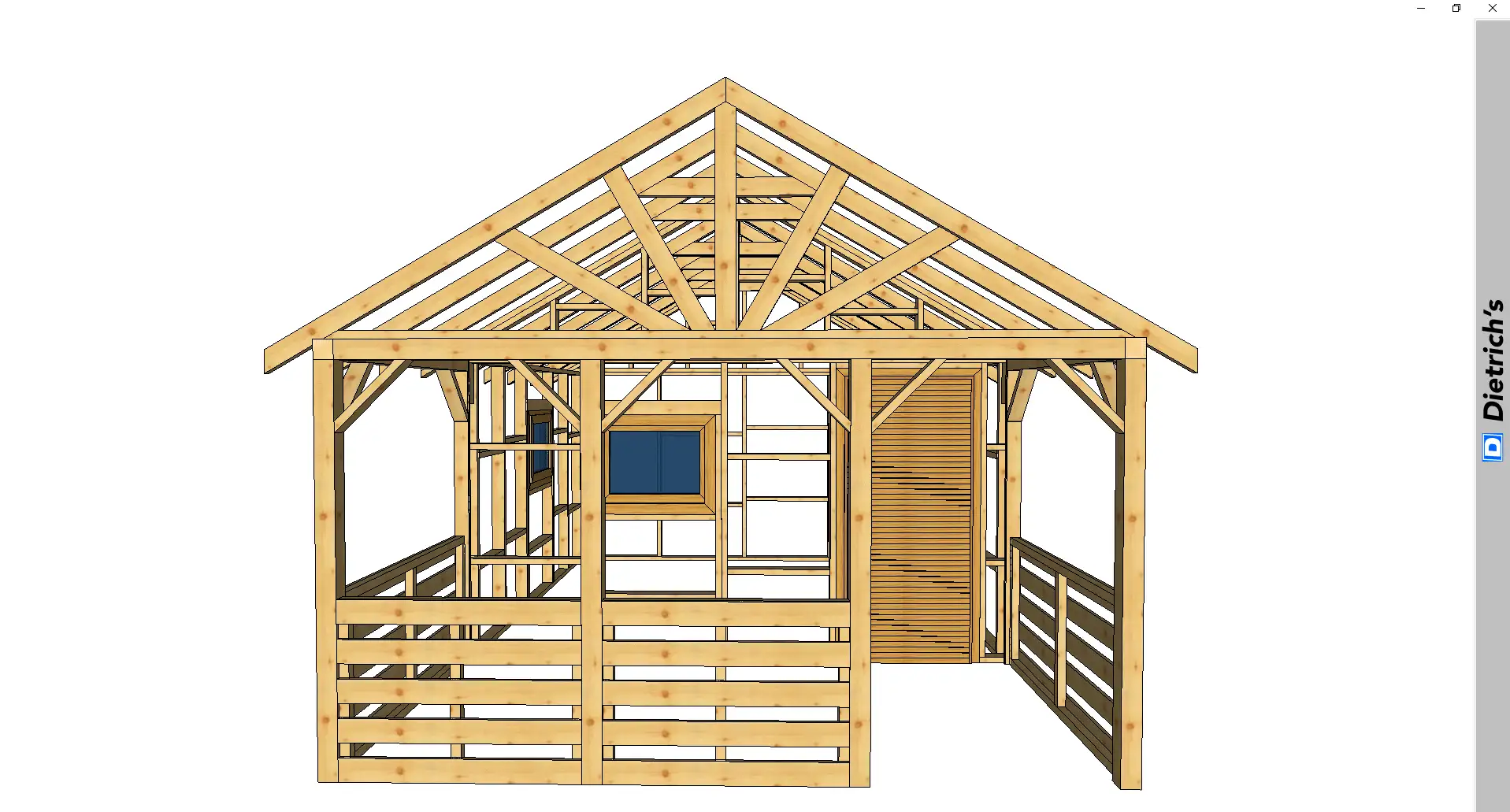 Domek Aleksander - wersja szkieletowa