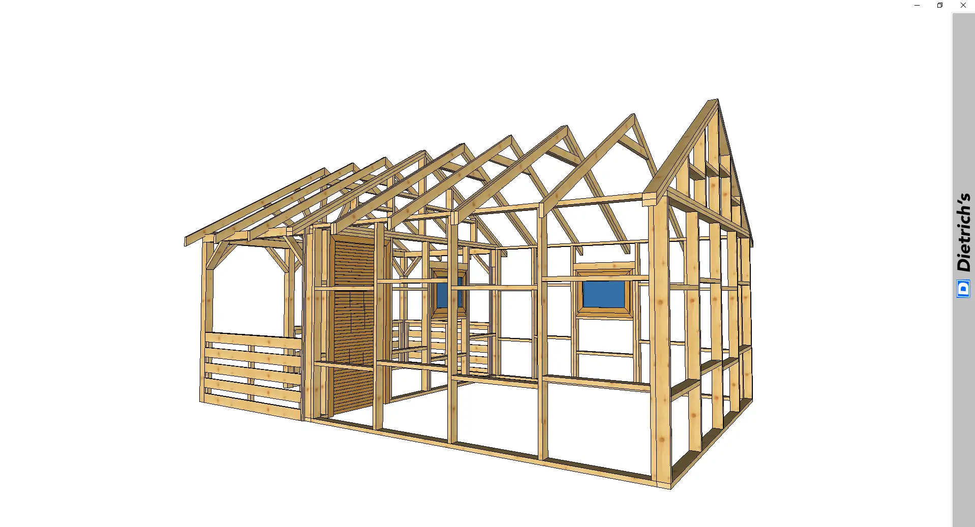 Domek drewniany szkielet do 35m2