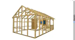 Szkielet domku kanadyjskiego