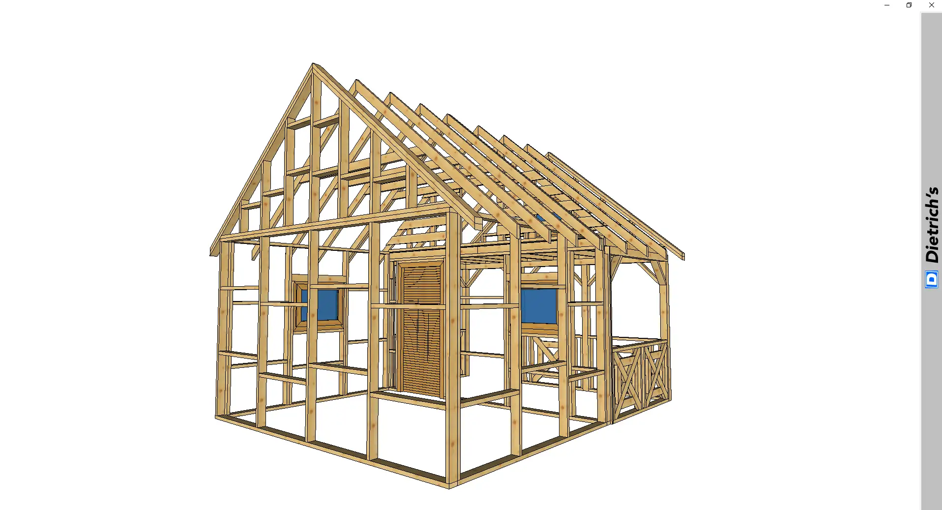 Domek norweski typu hyte