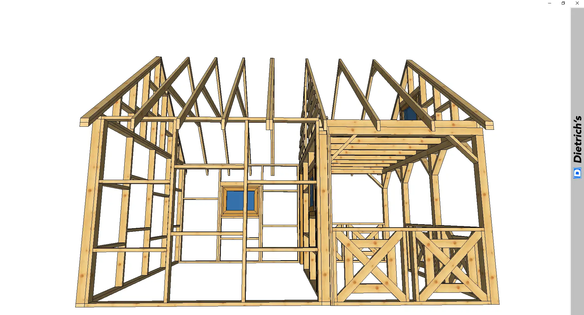 Domek na zgloszenie szkielet