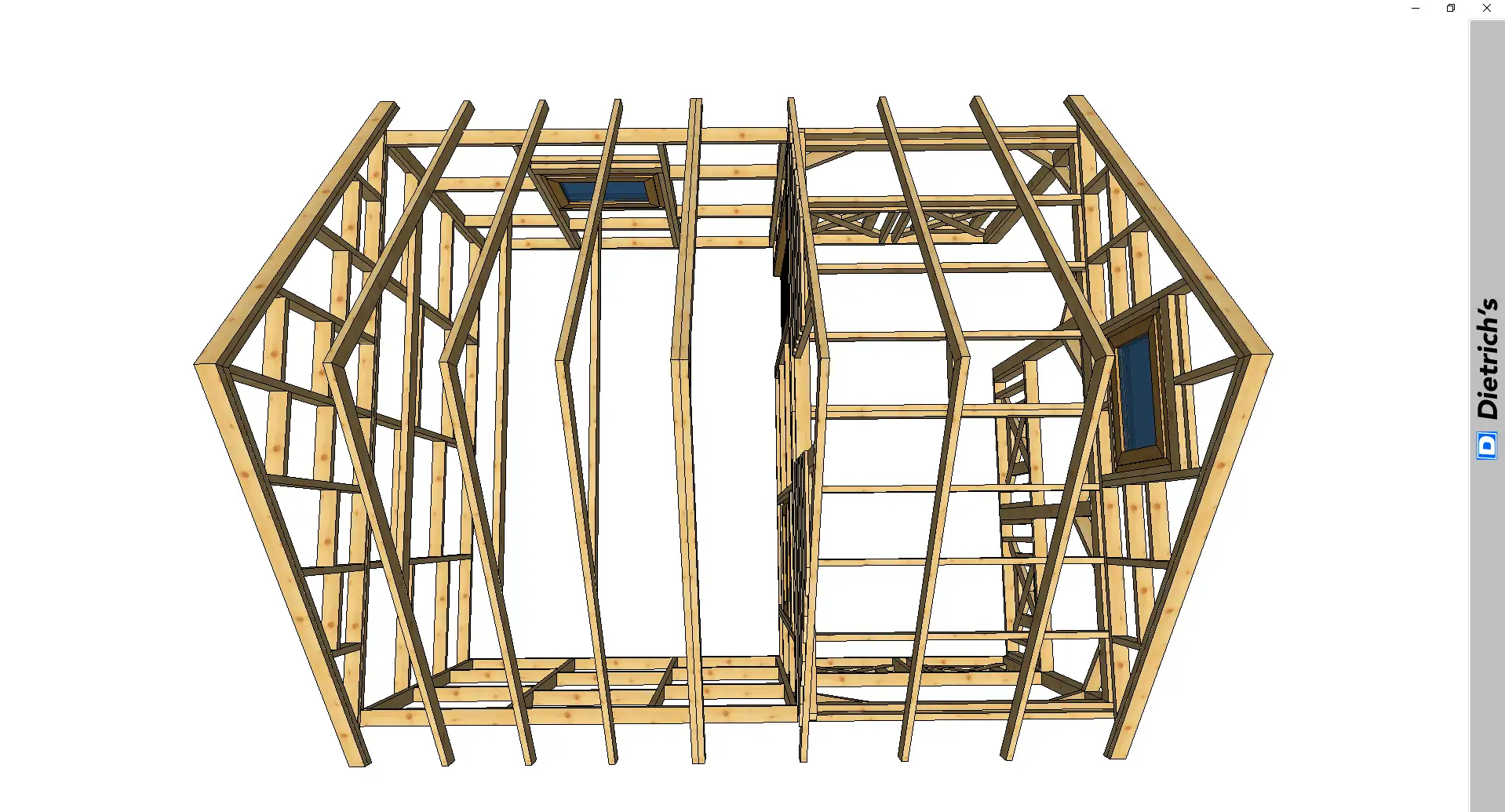 Szkielet domku do 35m2