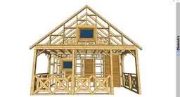 Kanadyjski domek drewniany drewnolandia