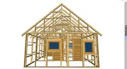 Szkieletowy domek bez pozwolenia kanadyjczyk