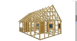 Drewnolandia szkielet do wykonczenia