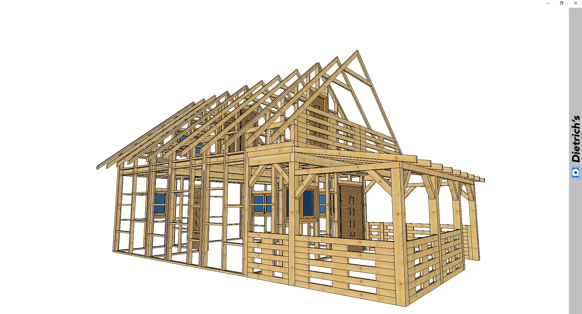 Dawid domek drewniany