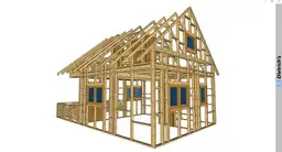 Domek szkieletowy Igor wielosezonowy