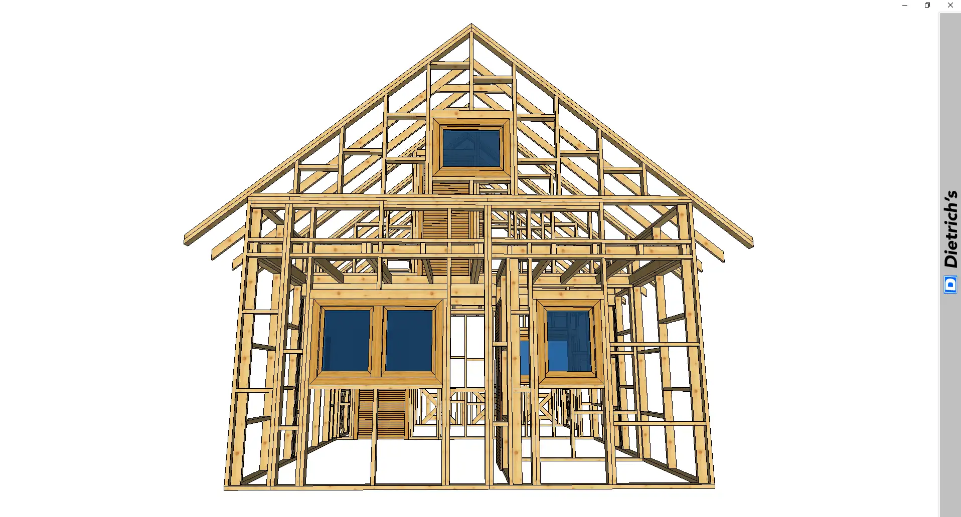 Szkielet domku kanadyjskiego drewnolandia