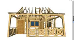 Szkieletowy domek do wlasnego wykonczenia