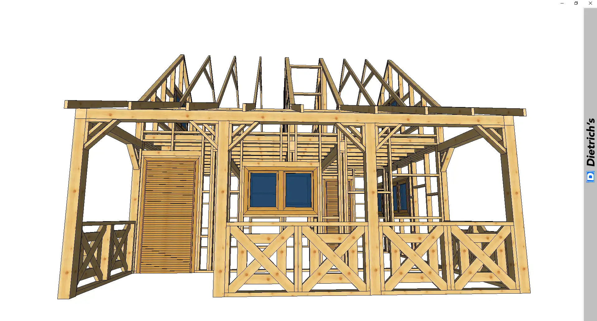 Szkieletowy domek do wlasnego wykonczenia