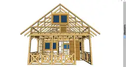 Szkielet kanadyjski domku letniskowego