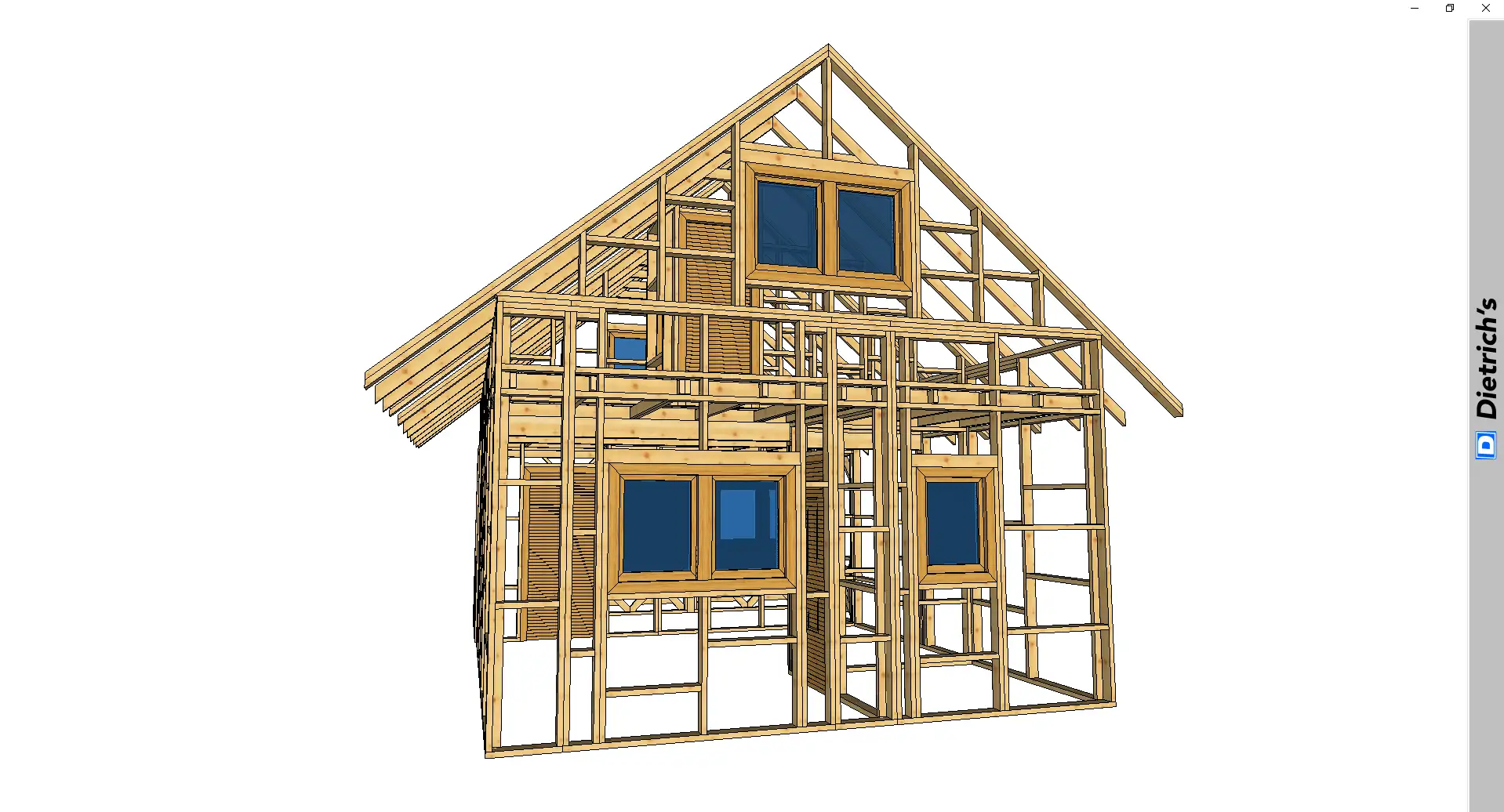 Drewnolandia domek szkieltowy