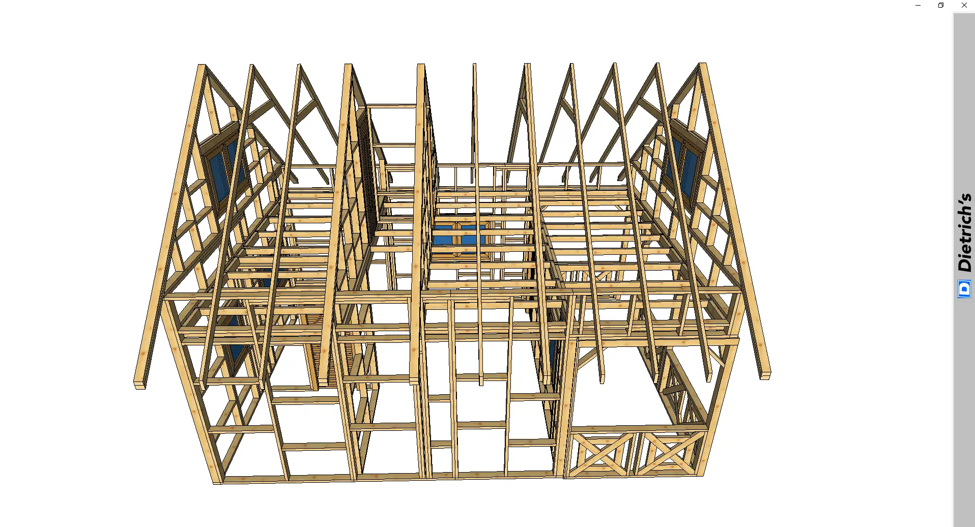 Szkielet drewnolandia do 35 metrow