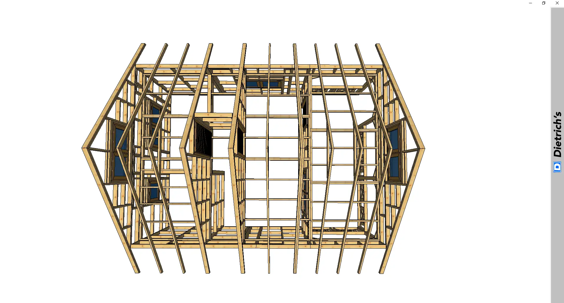 Domek Olaf 7m x 5m - wersja szkieletowa