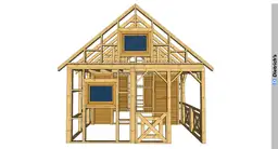 Domek z drewna kanadyjski