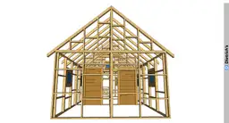Domek szkieletowy do wlasnego wykonczenia