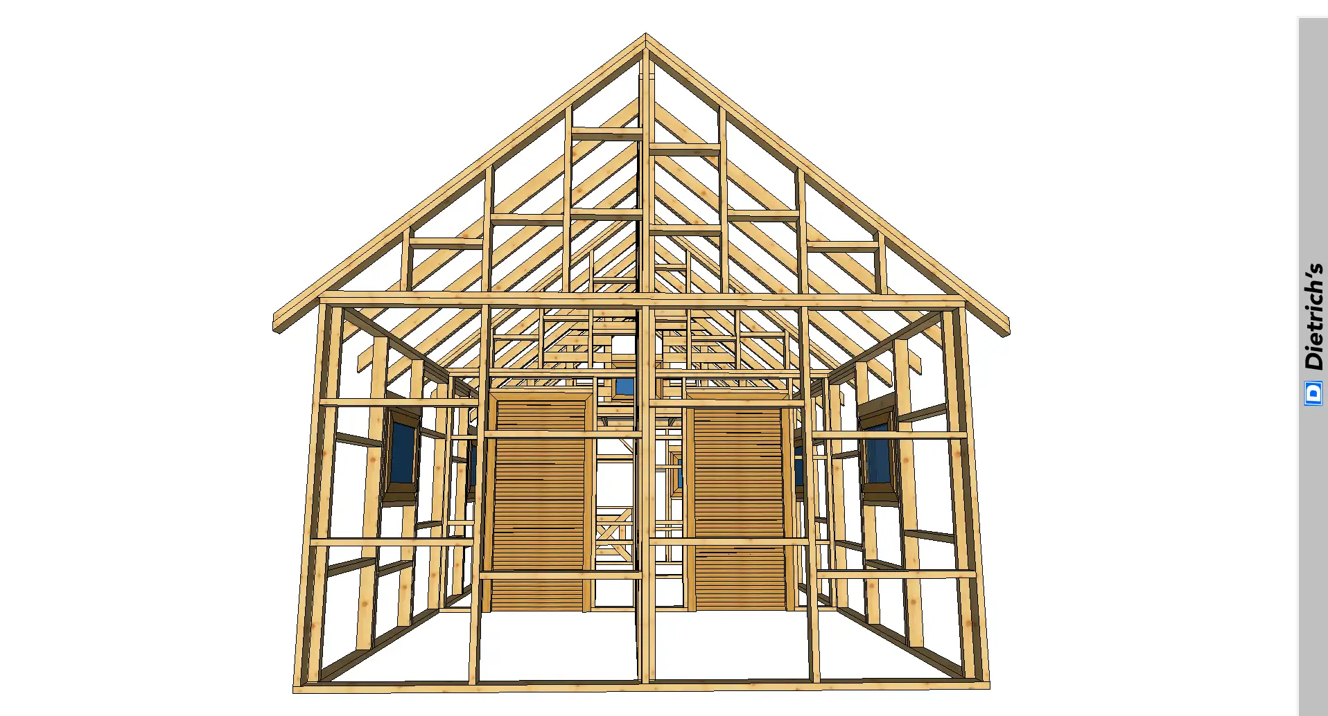 Domek szkieletowy do wlasnego wykonczenia