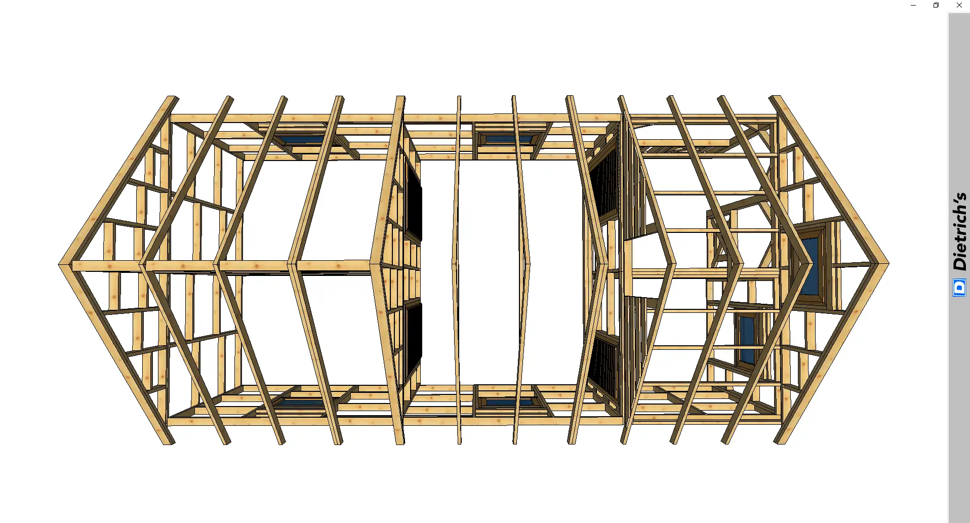 Szkielet domku kanadyjskiego