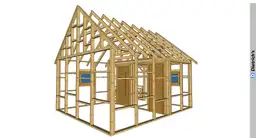 Domek szkieletowy kanadyjski