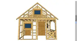 Szkielet domku do wlasnego odeskowania