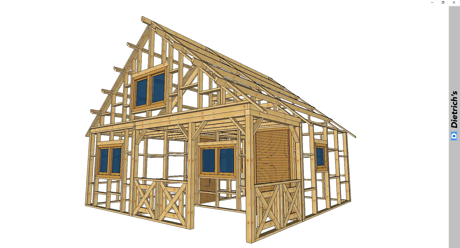 Domek Wiktor IV - wersja szkieletowa