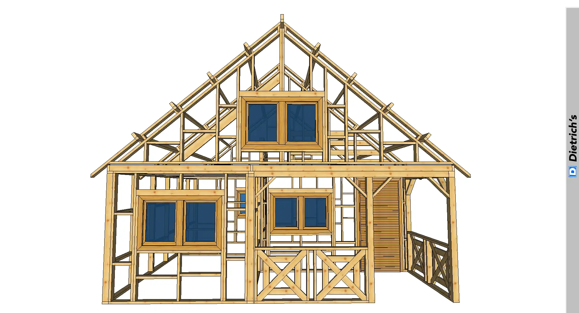 Domek Wiktor IV - wersja szkieletowa