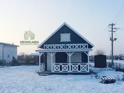 domek drewniany z tarasem cena