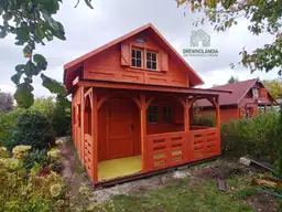 drewniany domek do ogrodu janusz