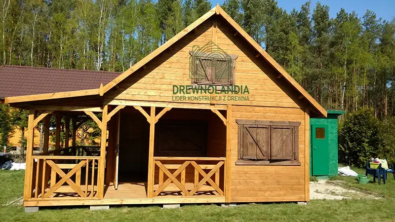 Domy letniskowe drewniane dzialka