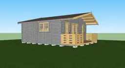 Kanadyjski domek caloroczny 35 m2