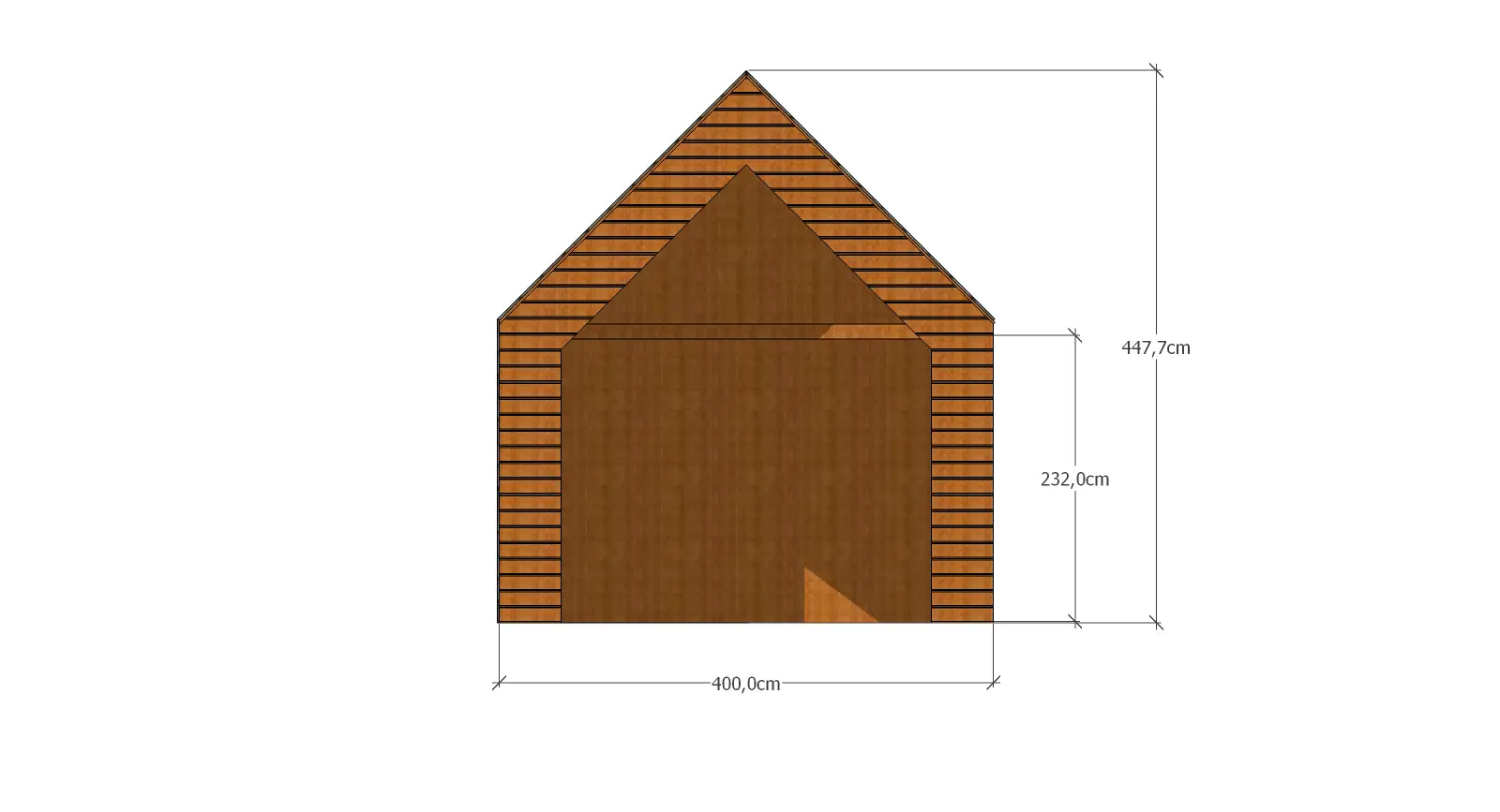 Wiata parkingowa na dwa auta