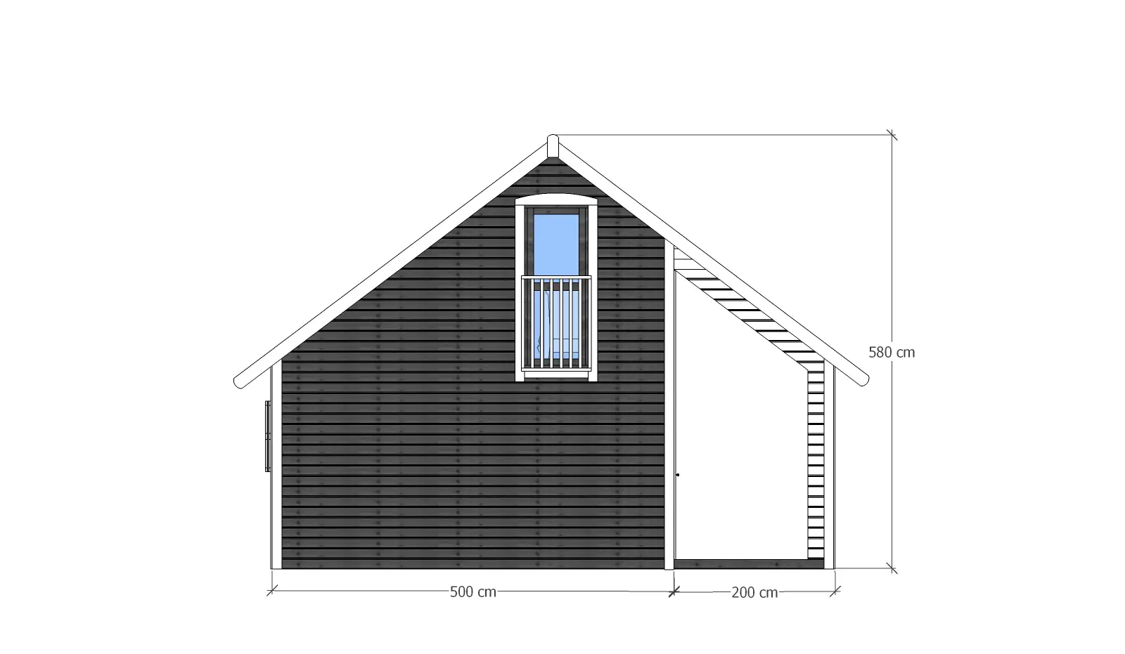 Michał 7m x 5m z antresolą