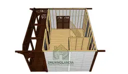 Domek drewniany szkieletowy