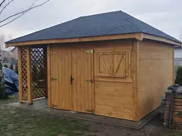 Domek na akcesoria ogrodowe