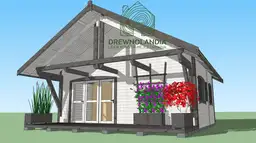 Duzy domek z antresola na zgloszenie