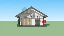 Altana ogrodowa z antresola