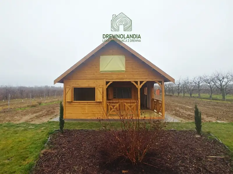 Domek rekreacyjny z transportem na miejsce