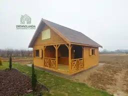 Montaz domku drewnianego