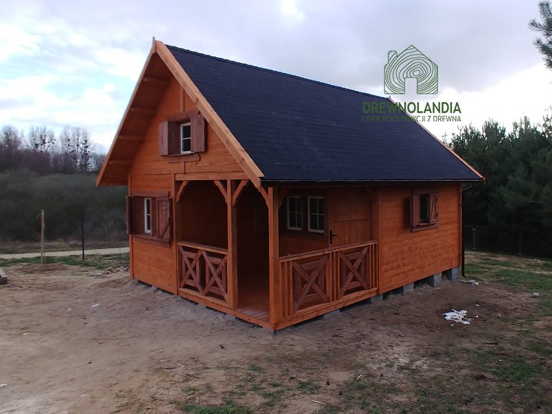 Domek z drewna Torun