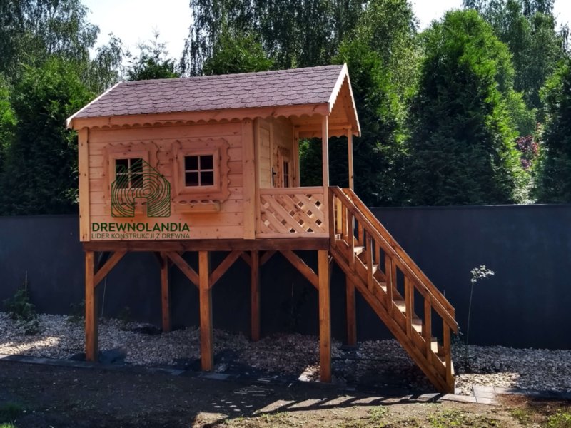 Ekologiczny domek drewniany dla dzieci